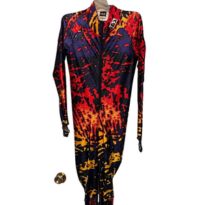 Louis Garneau Vibrant Multicolor Athletic Jumpsuit Size Large